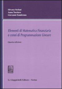 Elementi di matematica finanziaria e cenni di programmazione lineare quarta ed.