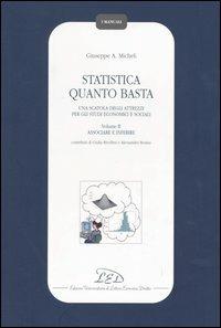 Statistica quanto basta. Una scatola degli attrezzi per gli studi economici e sociali. Vol. 2
