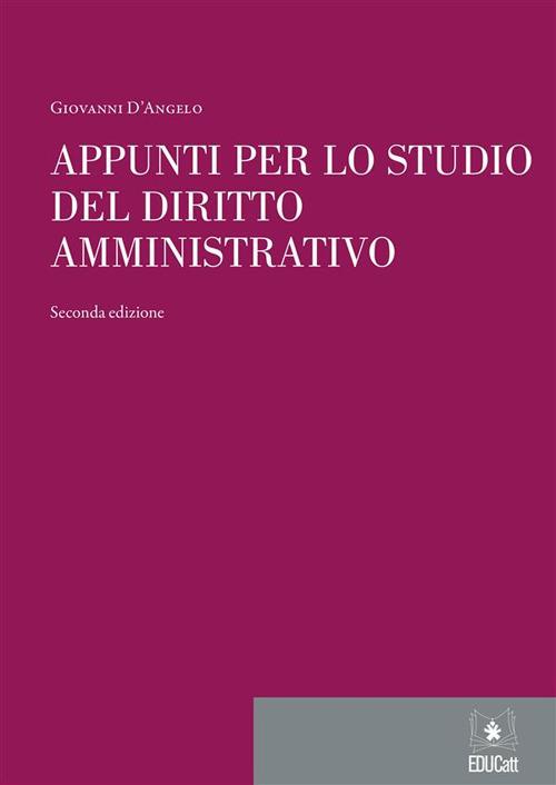 Appunti per lo studio del diritto amministrativo