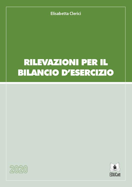 RILEVAZIONI PER IL BILANCIO D'ESERCIZIO 2020