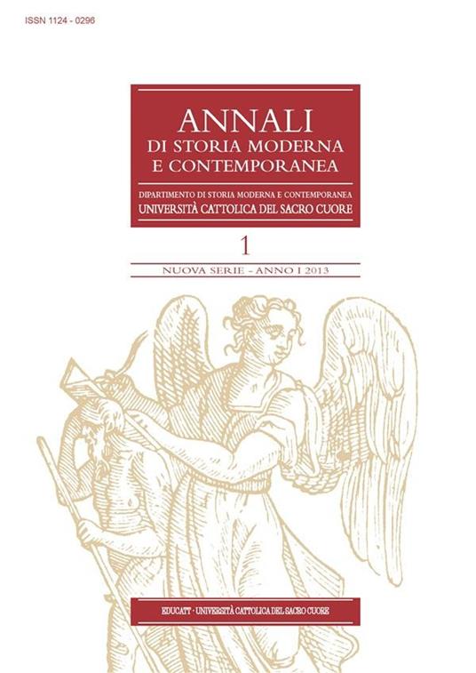 ANNALI DI STORIA MODERNA E CONTEMPORANEA 2013/1