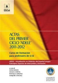 ACTAS DEL PRIMER CICLO ADELE 2011-2012