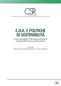 C.D.A E POLITICHE DI SOSTENIBILITA'