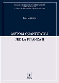 METODI QUANTITATIVI PER LA FINANZA II