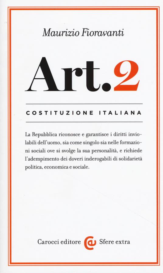 Costituzione italiana. Art. 2