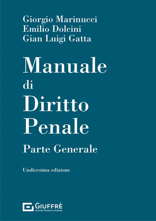 Manuale di diritto penale Parte Generale