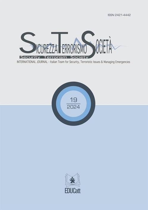 Sicurezza Terrorismo e Società 19 Special Issue 1/2024