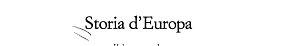 EUROPA, OCCIDENTE, MONDO