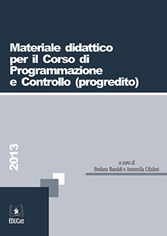 MATERIALE DIDATTICO PER IL CORSO DI PROGRAMMAZIONE E CONTROLLO PROGREDITO