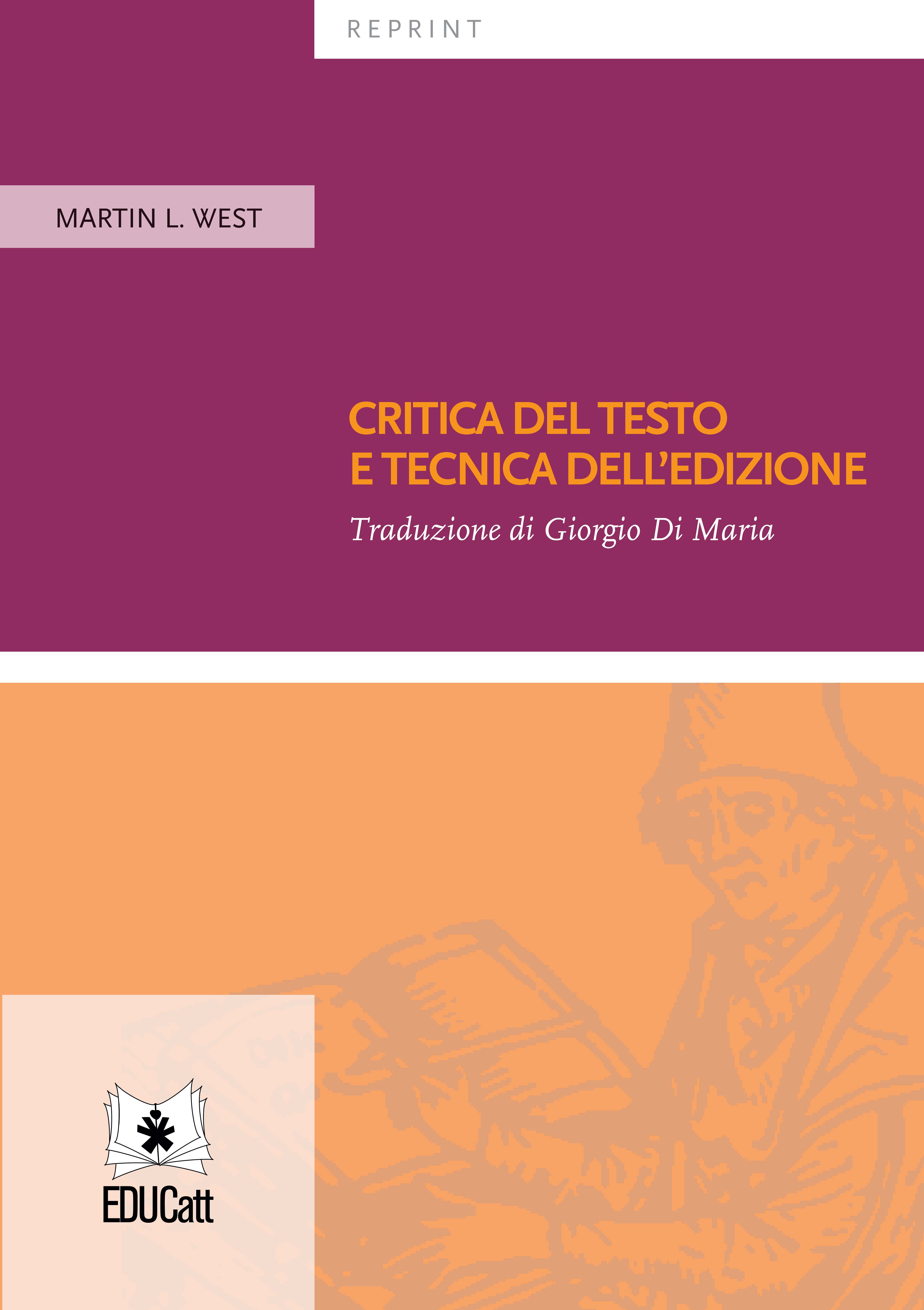 CRITICA DEL TESTO E TECNICA DELL'EDIZIONE