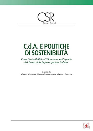 C.D.A E POLITICHE DI SOSTENIBILITA'