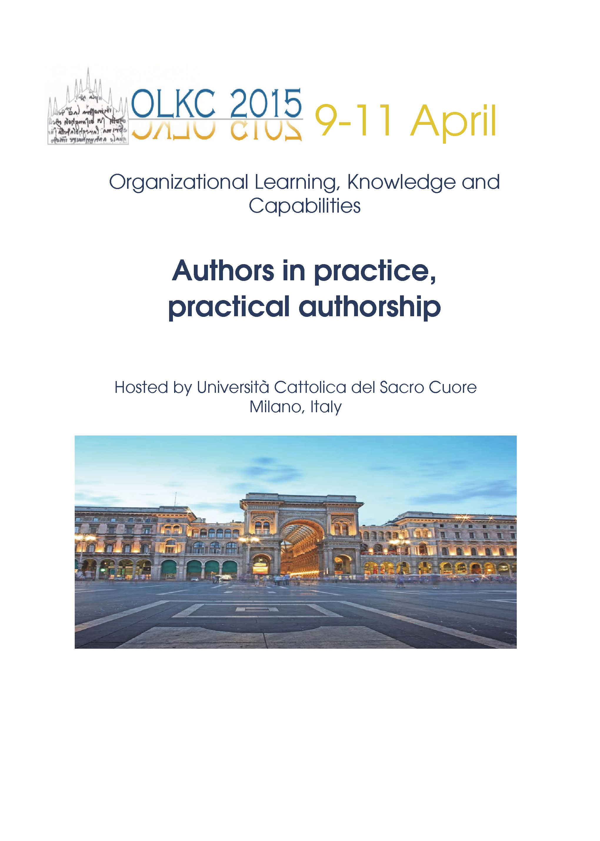 AUTHORS IN PRACTICE, PRACTICAL AUTHORSHIP