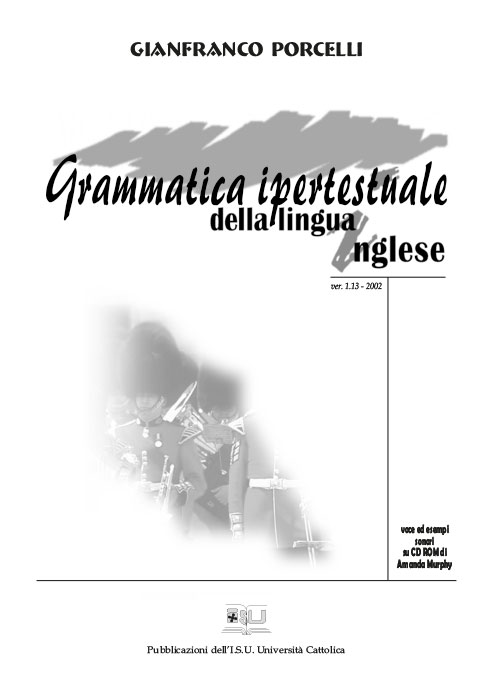GRAMMATICA IPERTESTUALE DELLA LINGUA INGLESE. VERSIONE CARTACEA