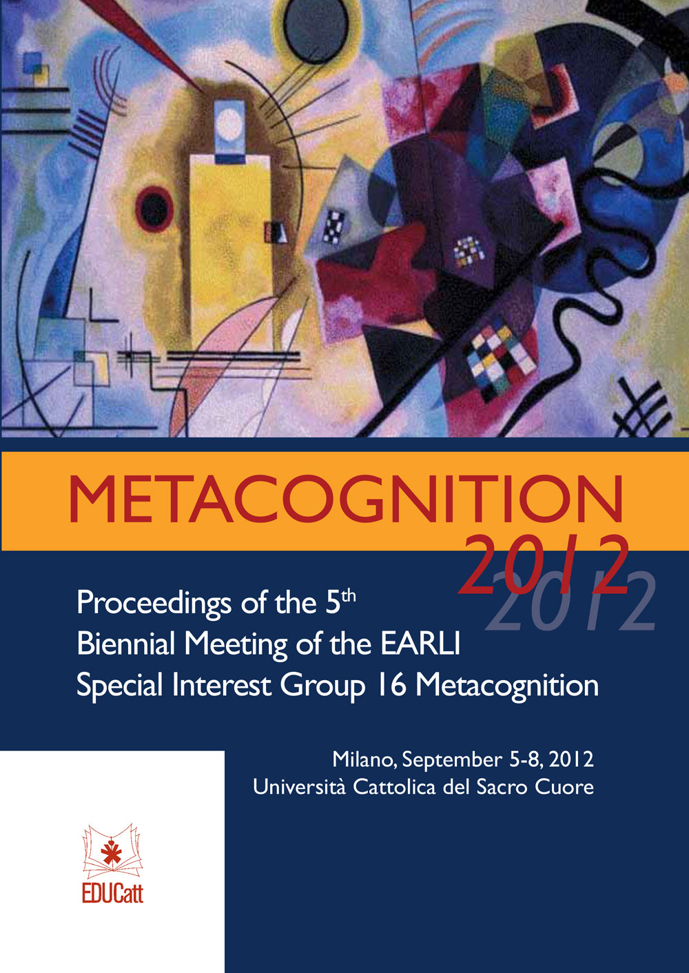 METACOGNITION 2012