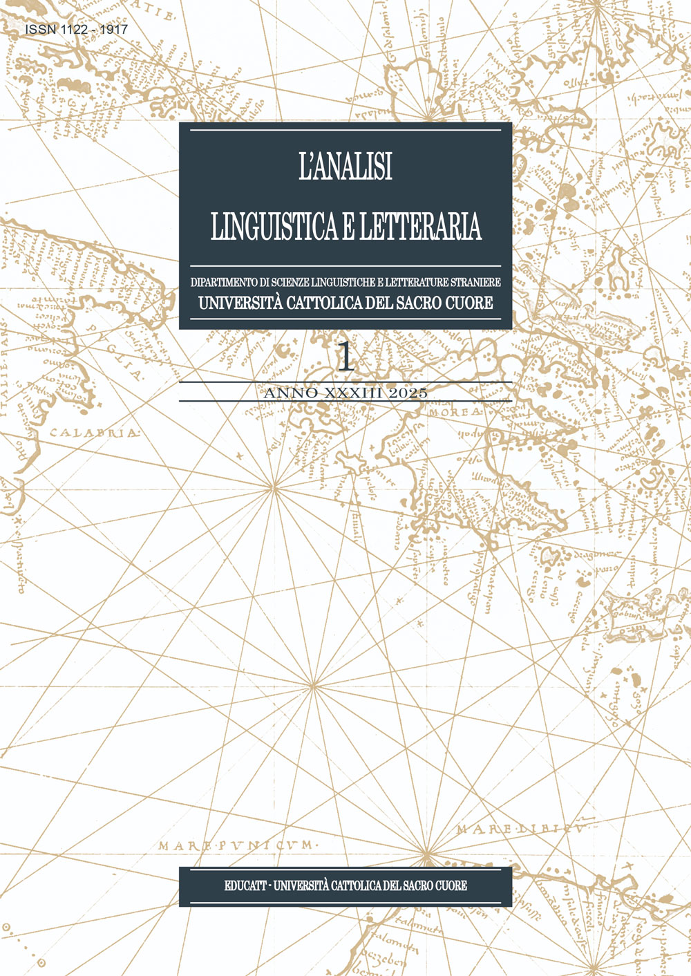 L'ANALISI LINGUISTICA E LETTERARIA 1/2025