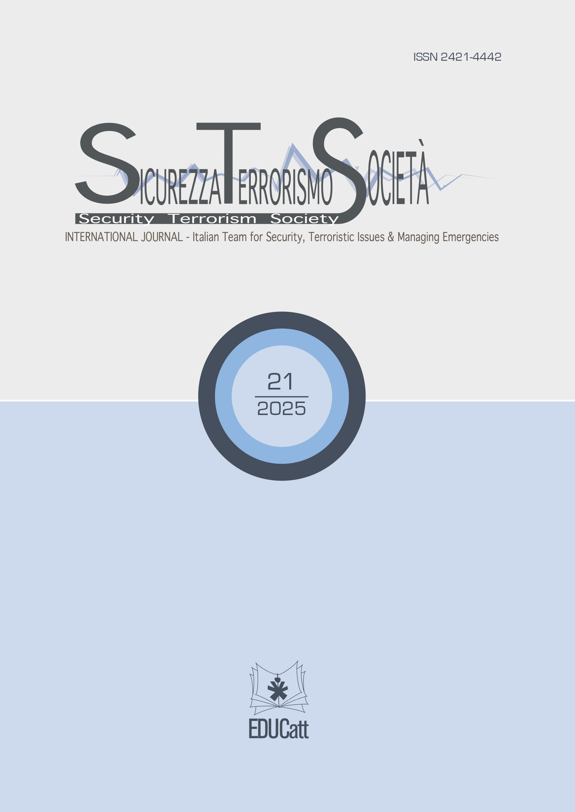 SICUREZZA TERRORISMO E SOCIETA 21/2025