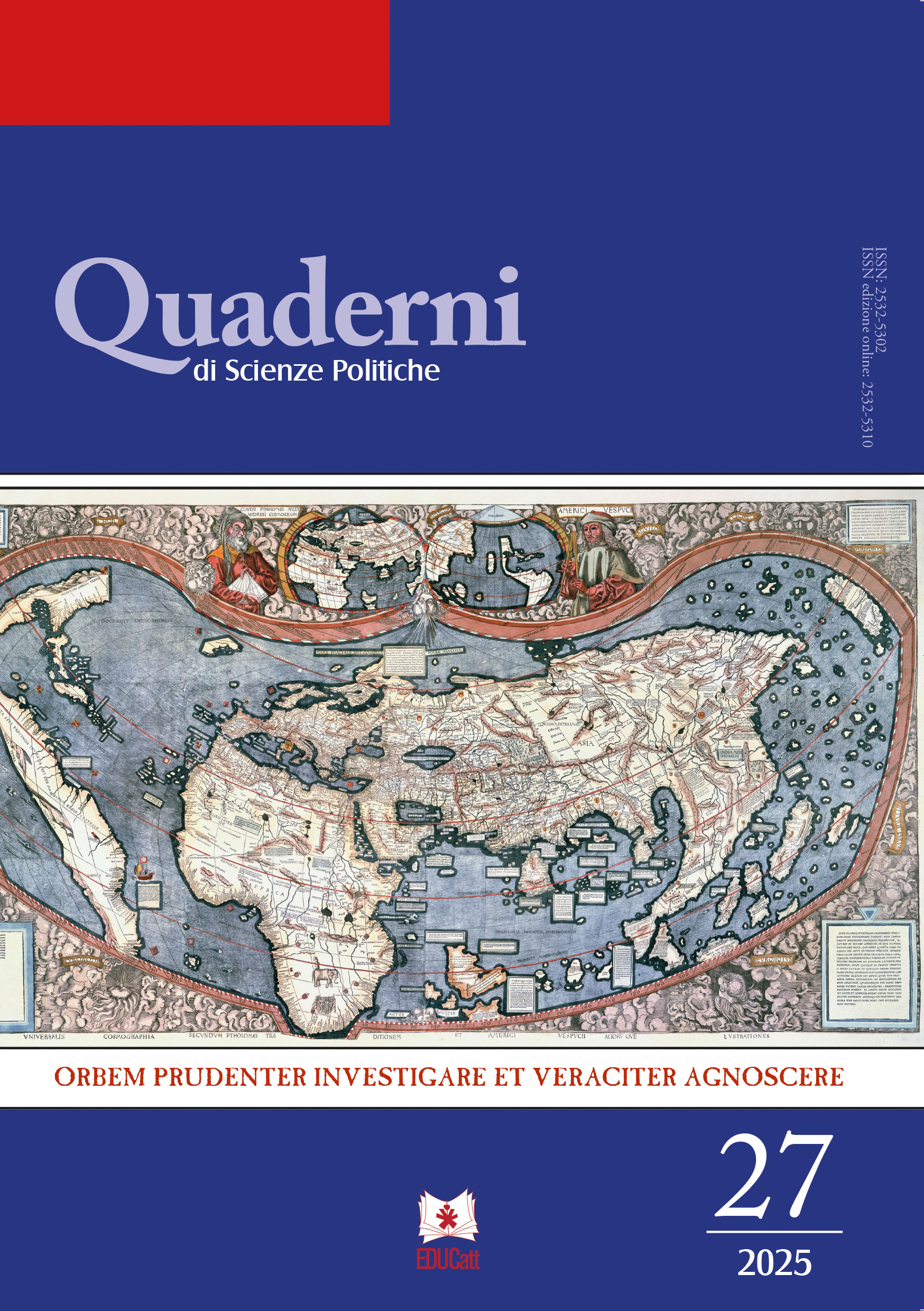 QUADERNI DI SCIENZE POLITICHE VOL 27/2025