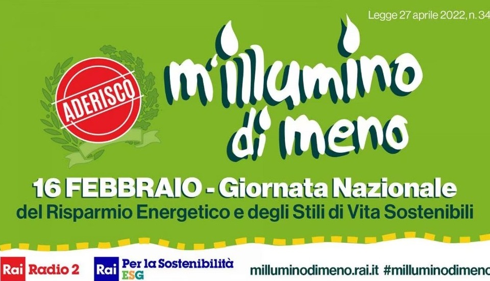 Giornata Nazionale del RISPARMIO ENERGETICO e DEGLI STILI DI VITA SOSTENIBILI