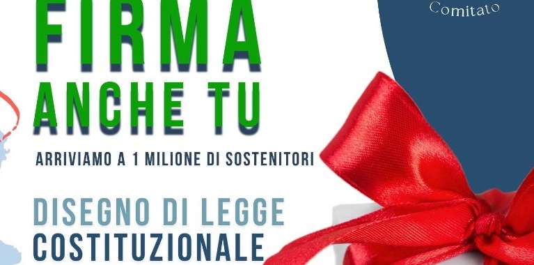 Raccolta firme per proposta di legge