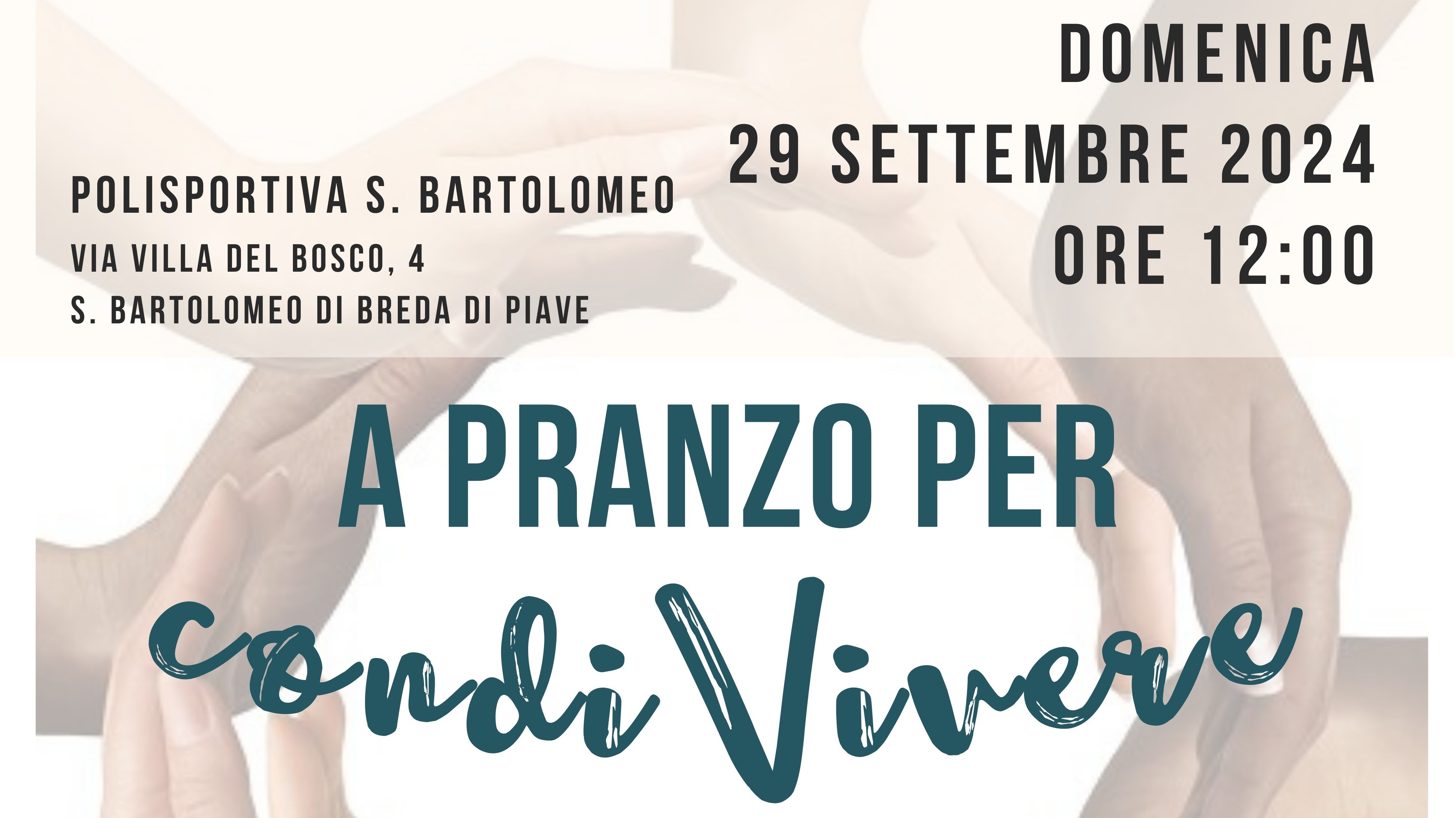 A pranzo per CondiVivere