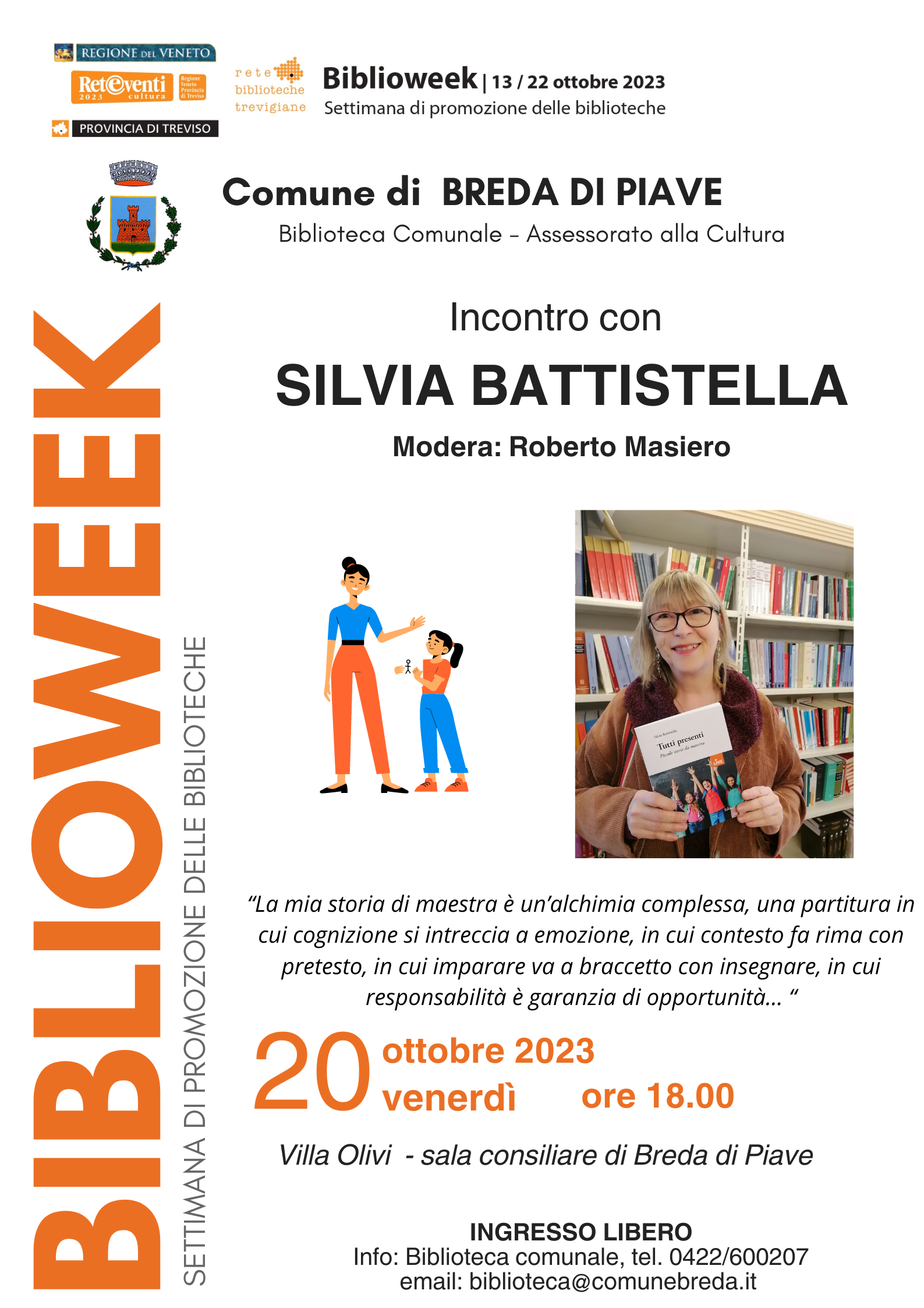 Locandina Biblioweek 2023