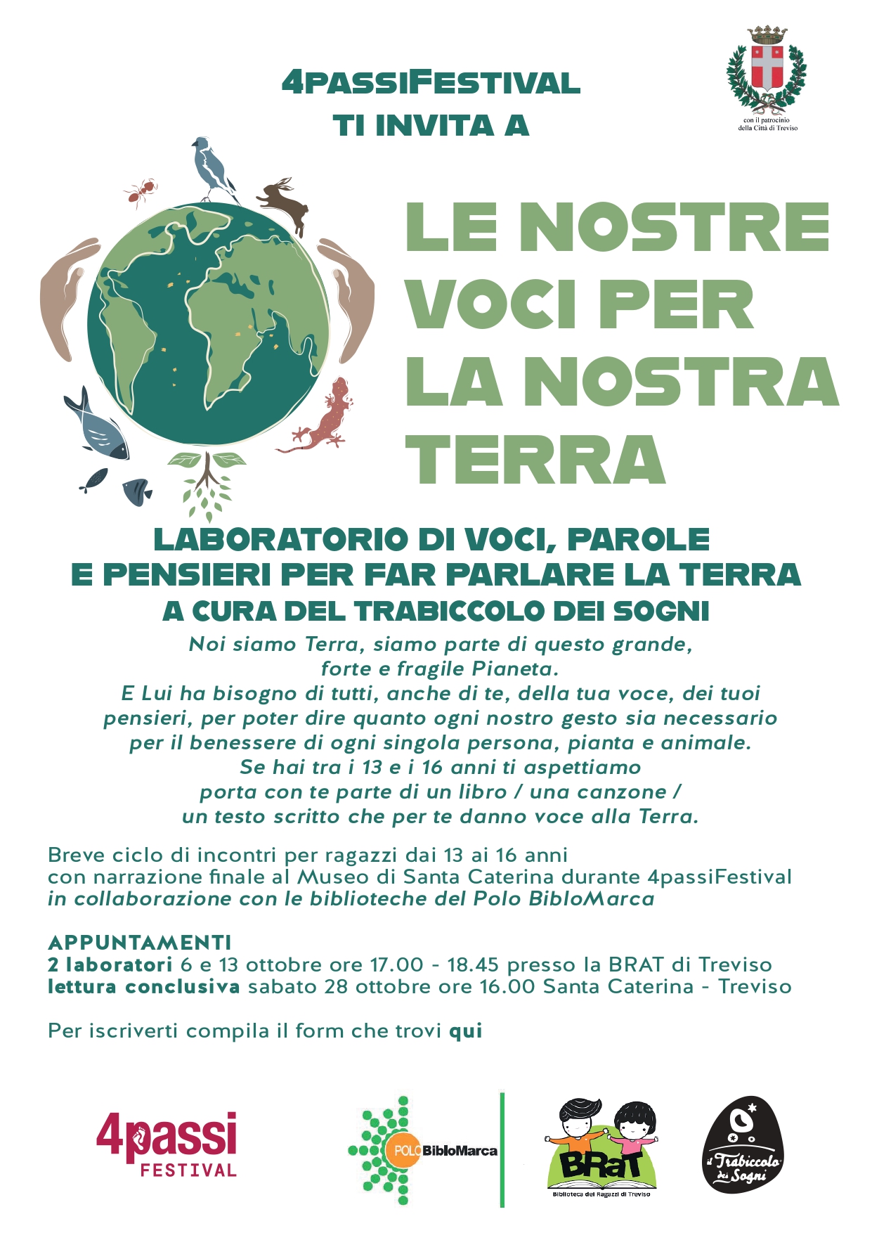 Locandina iniziativa per giovani