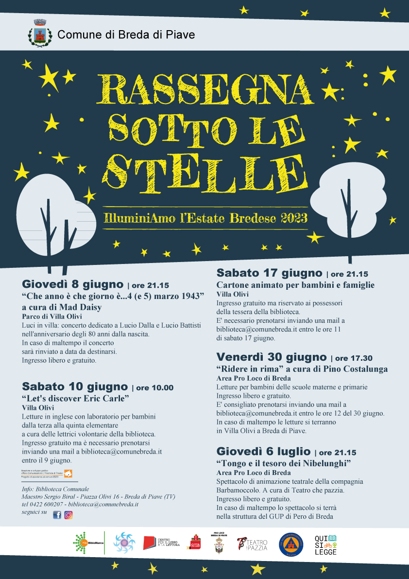 Locandina rassegna estiva