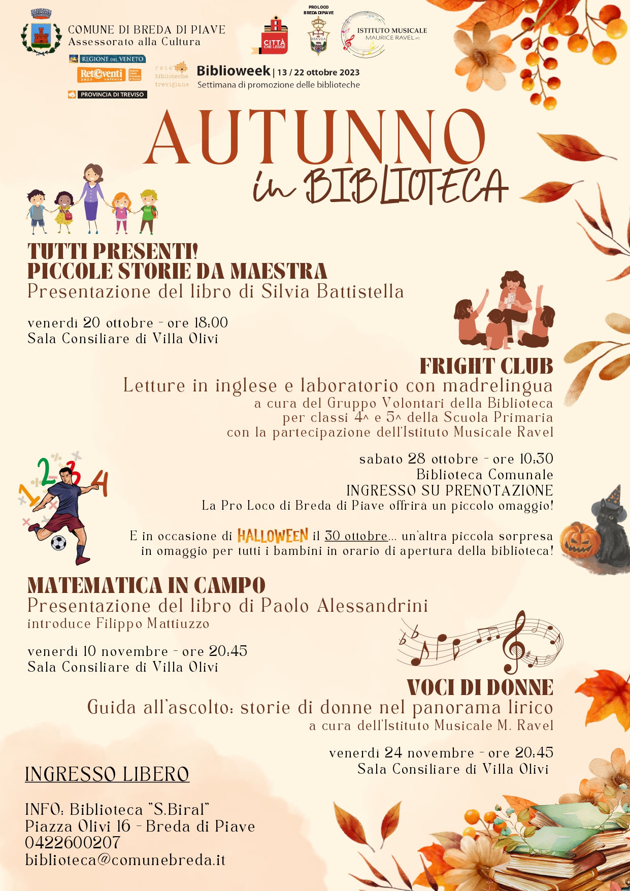 Locandina rassegna autunnale 2023