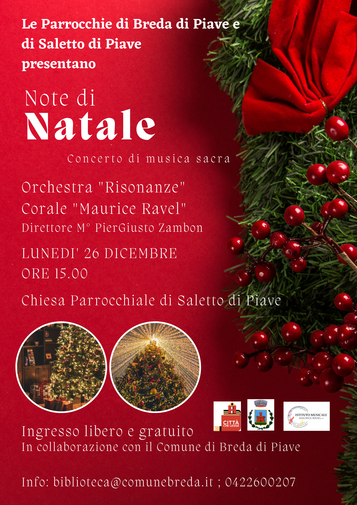 locandina natalizia concerto 2022