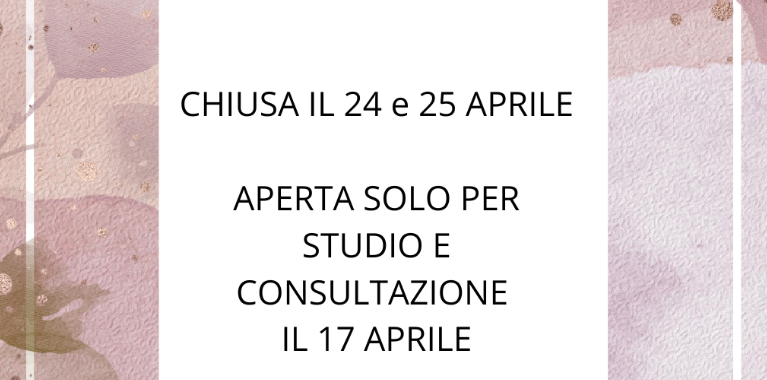 Biblioteca comunale: piccole variazioni dell'apertura in aprile