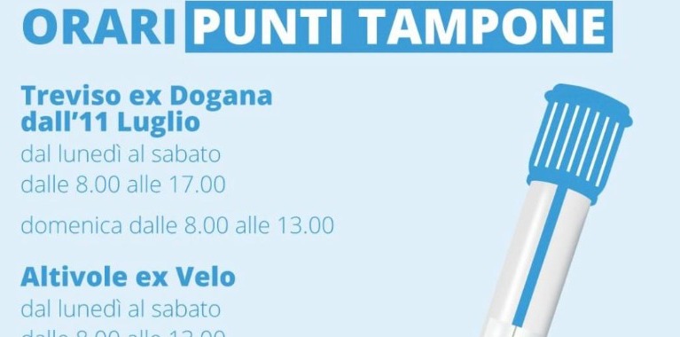 ULSS 2: Punti tampone COVID POINT