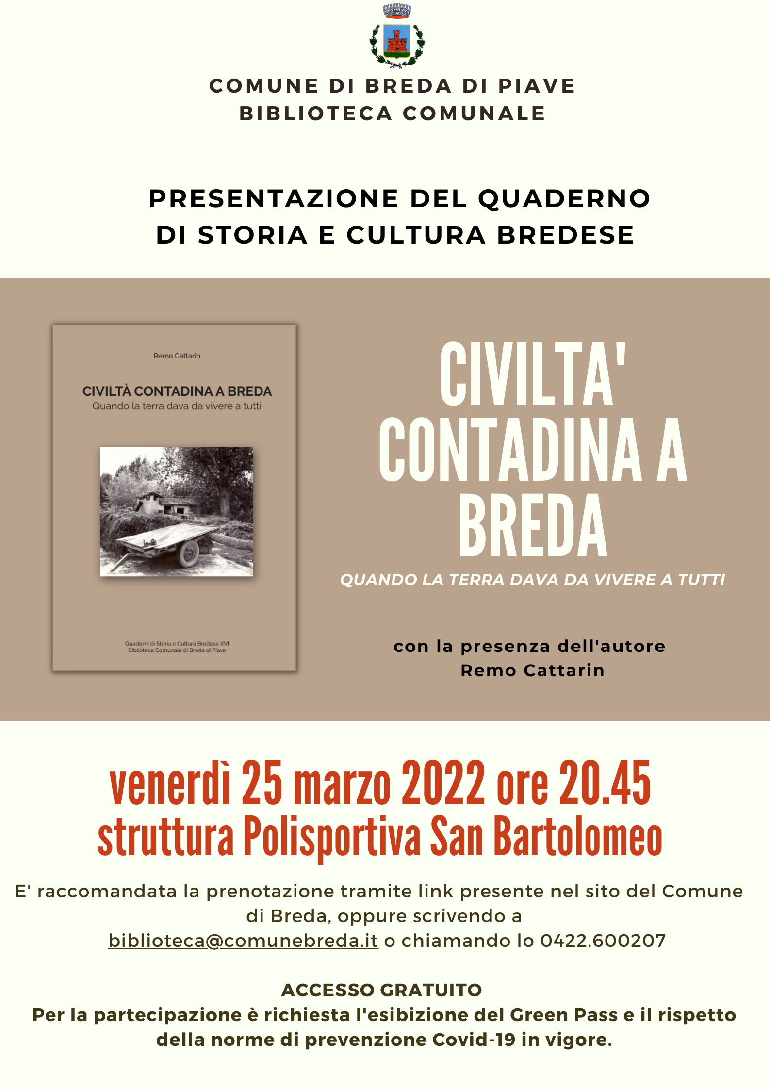 Locandina presentazione quaderno