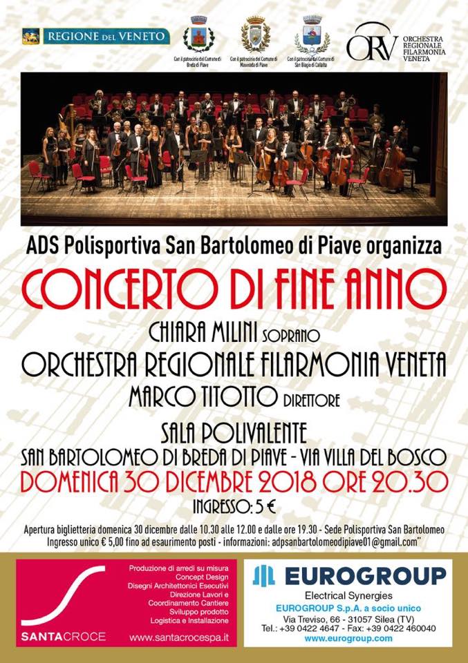 Concerto di fine anno - Orchestra Filarmonia Veneta