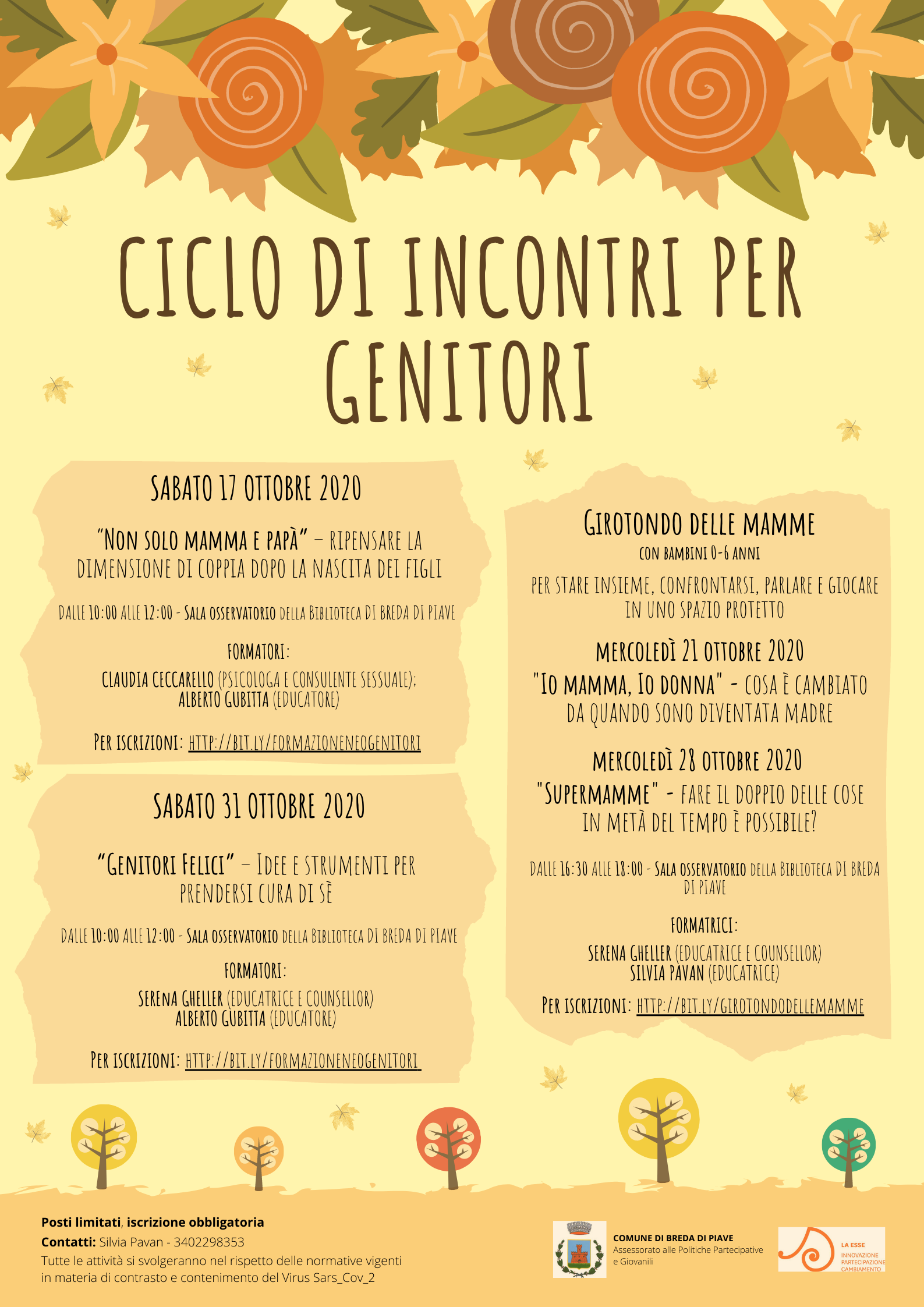 Ciclo di incontri per genitori