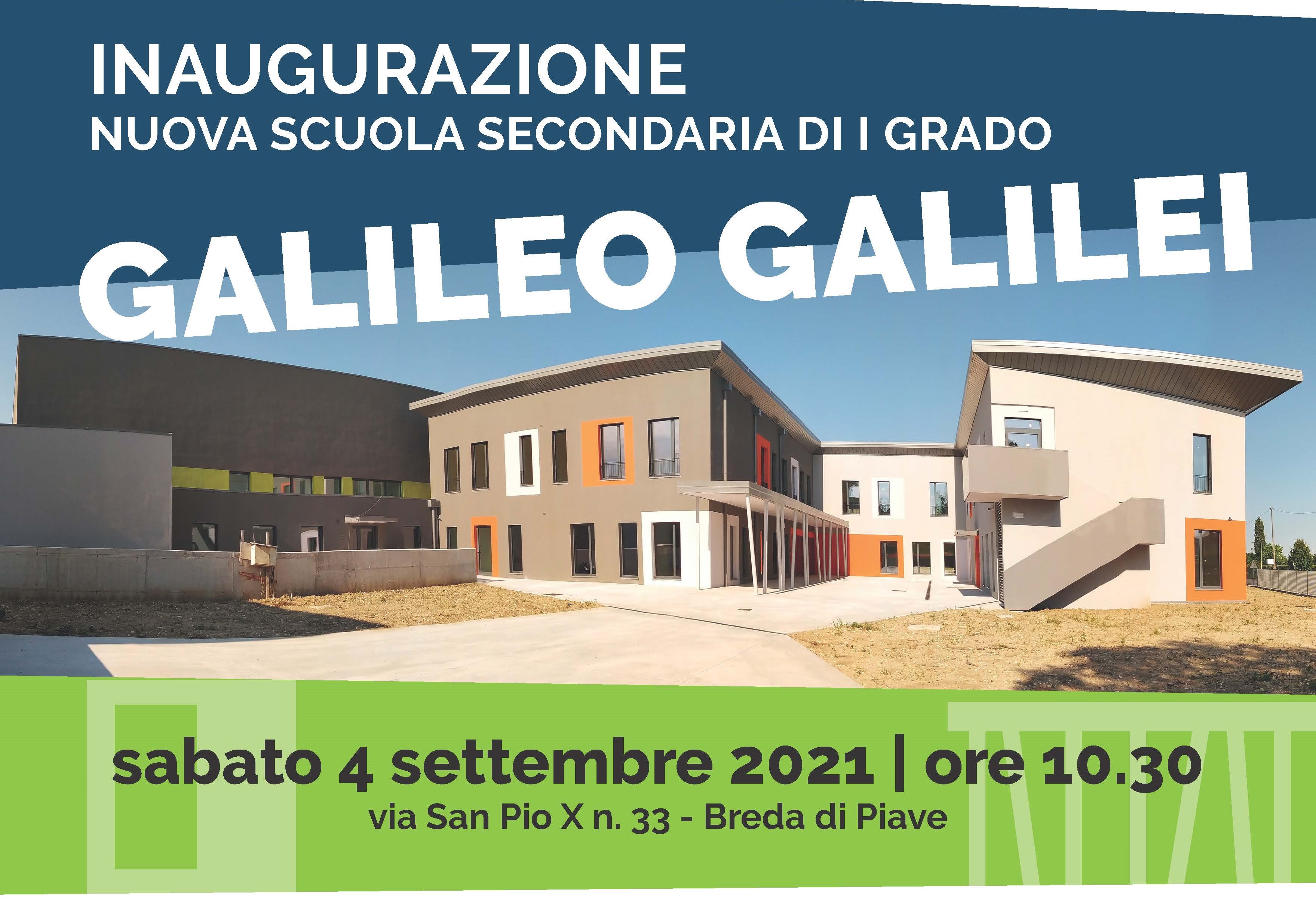 INAUGURAZIONE NUOVA SCUOLA SECONDARIA G. GALILEI