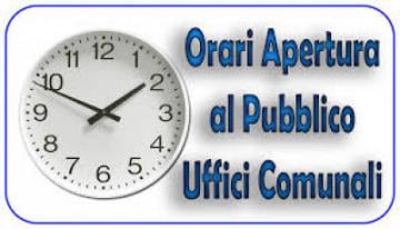 Avviso apertura Uffici Comunali
