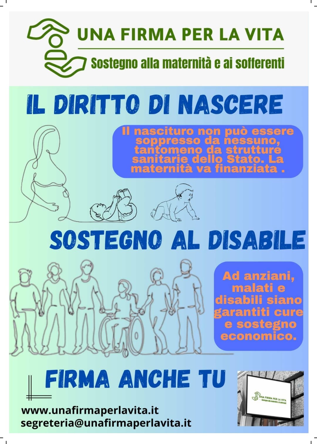 Raccolta firme per proposta di legge