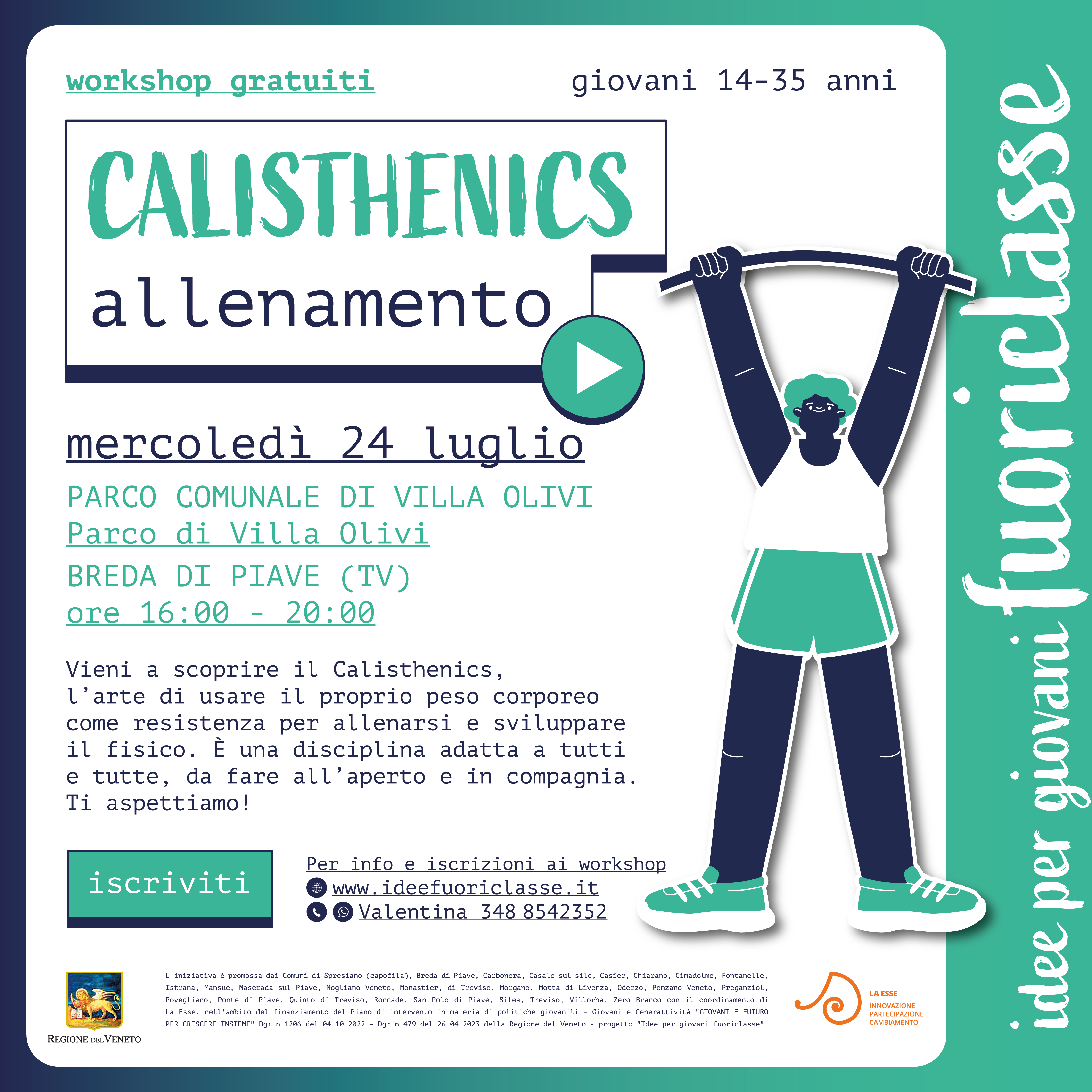 WORKSHOP DI CALISTHENICS