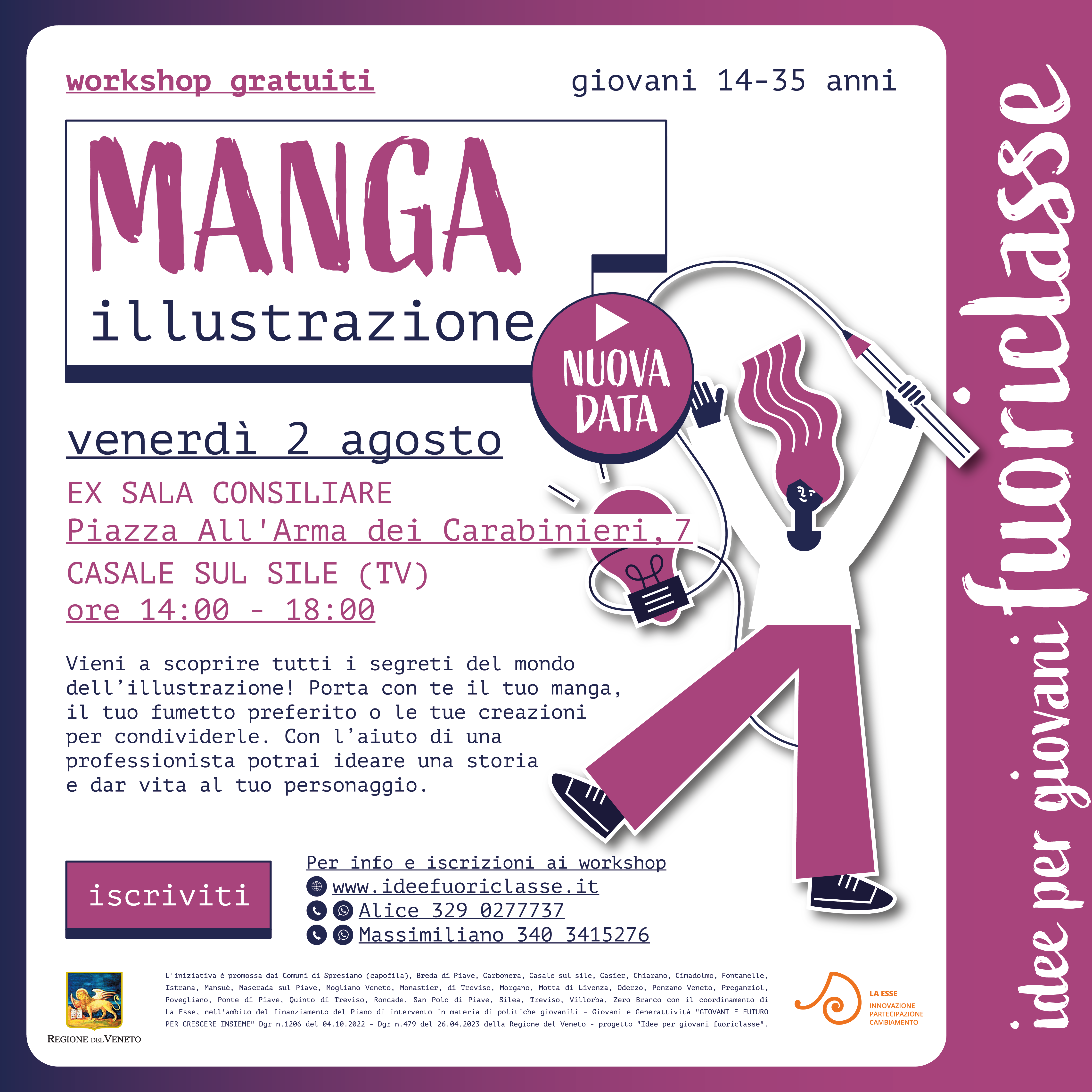 Workshop di MANGA - per giovani 14-35 anni