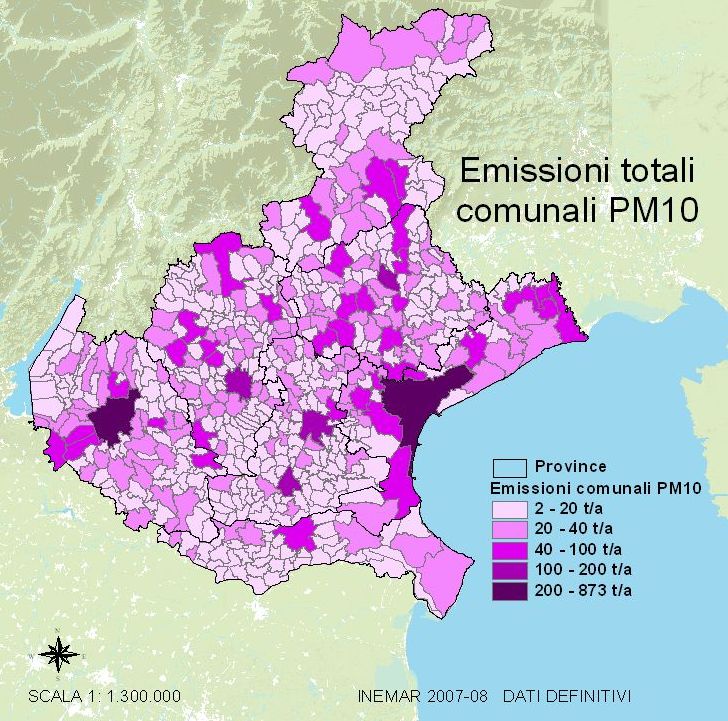 Livello di allerta per il PM10 a Breda
