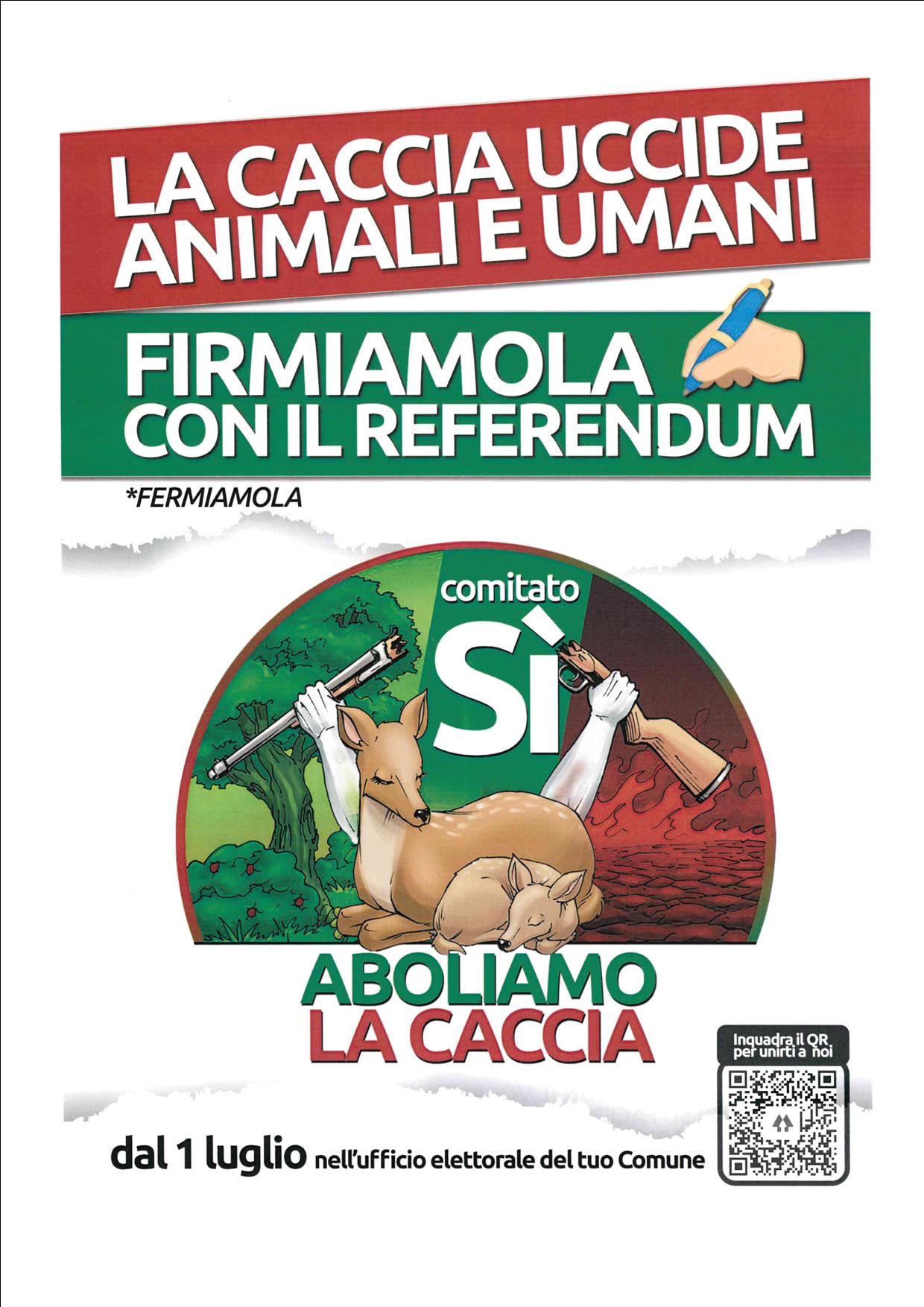 Raccolte firme per il Referendum