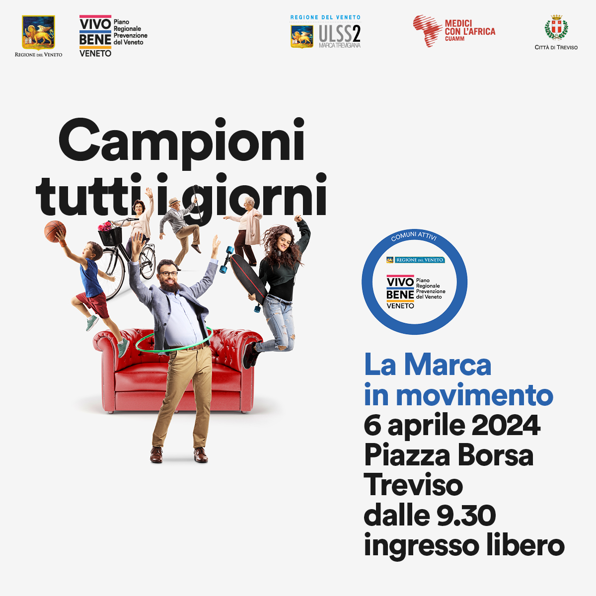 Campioni tutti i giorni: la Marca in Movimento