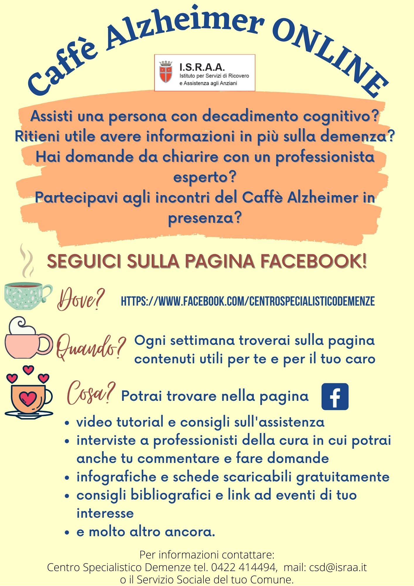 Caffè Alzheimer on line