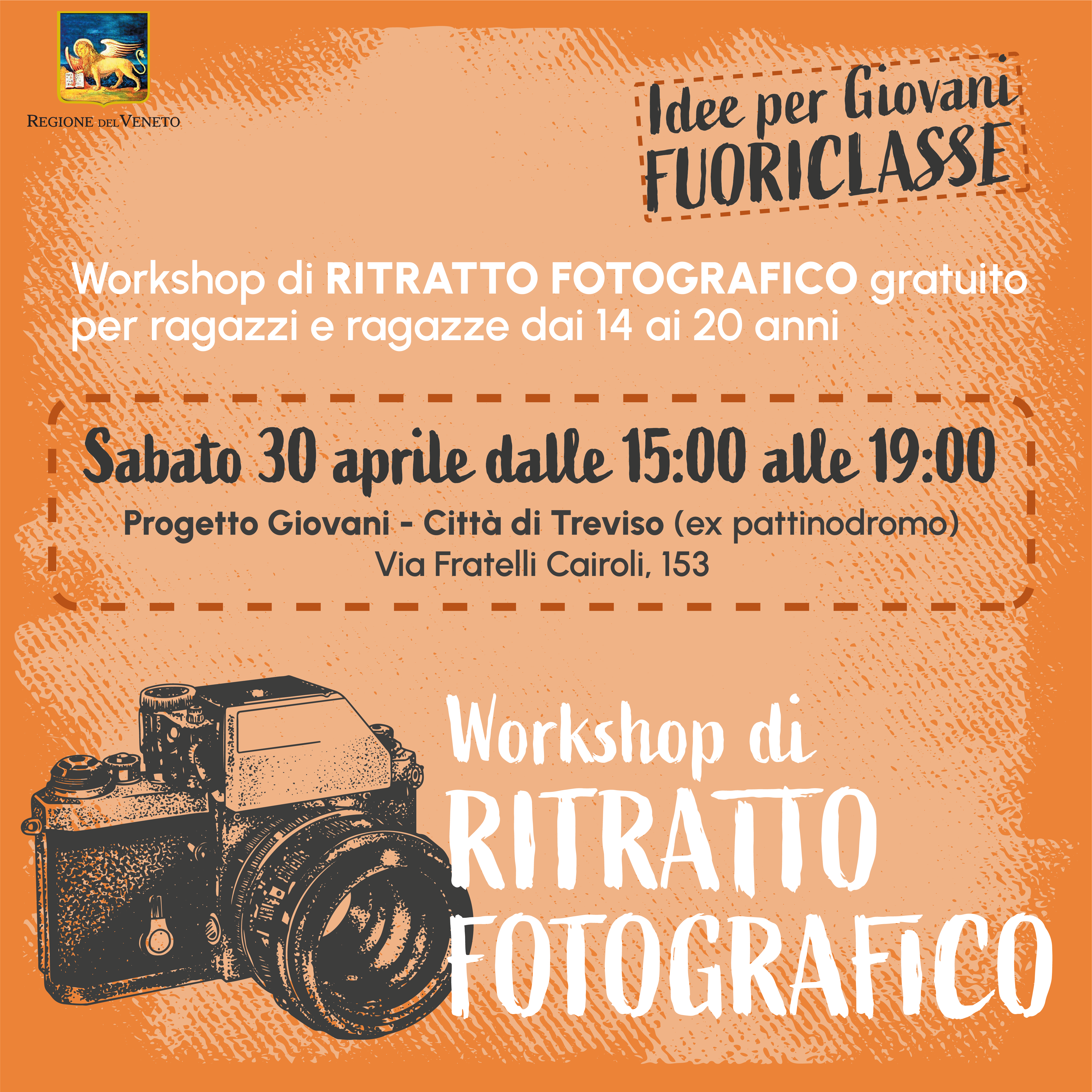 WORKSHOP DI RITRATTO FOTOGRAFICO