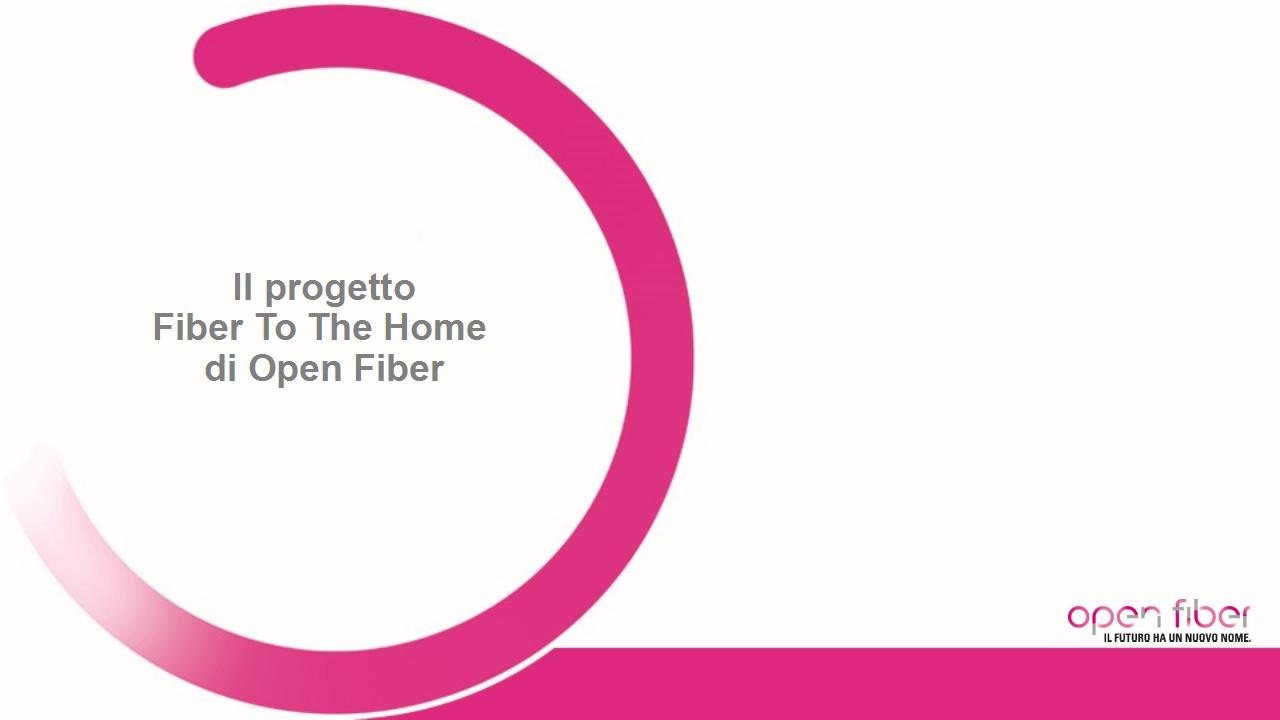 Il progetto Fiber To The Home di Open Fiber