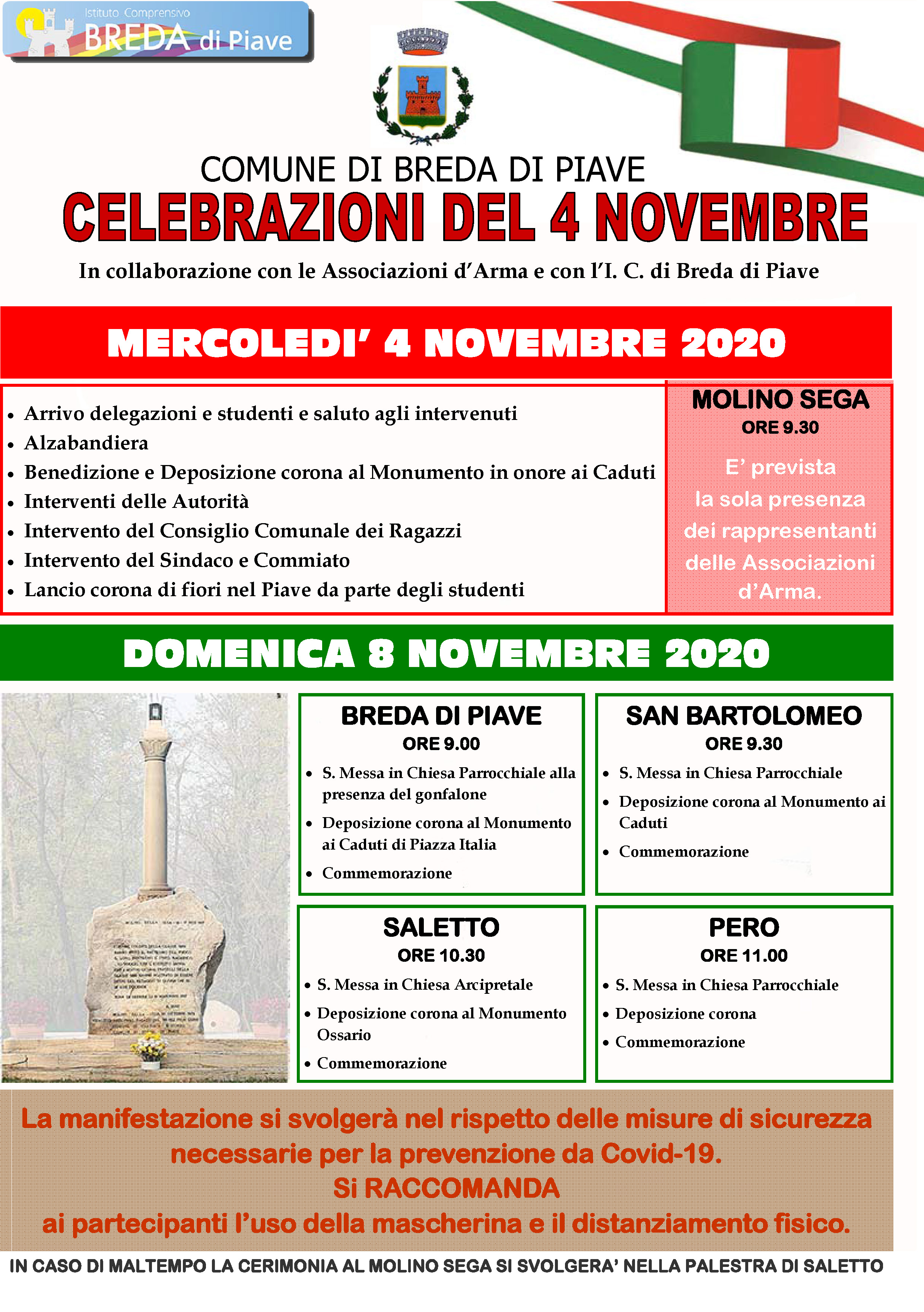 Commemorazione del 4 Novembre
