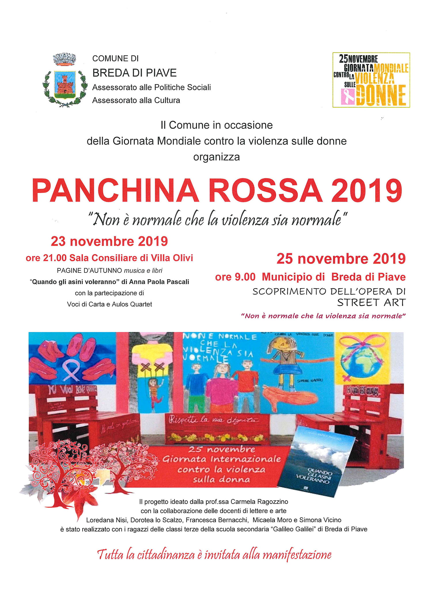 PANCHINA ROSSA 2019