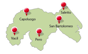 mappa delle frazioni