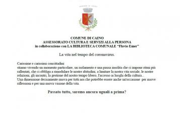 Lettera ai Cittadini