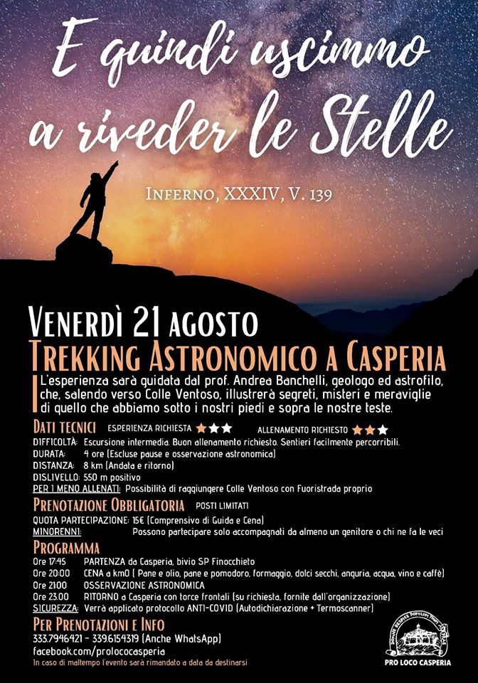 Trekking Arstronomico